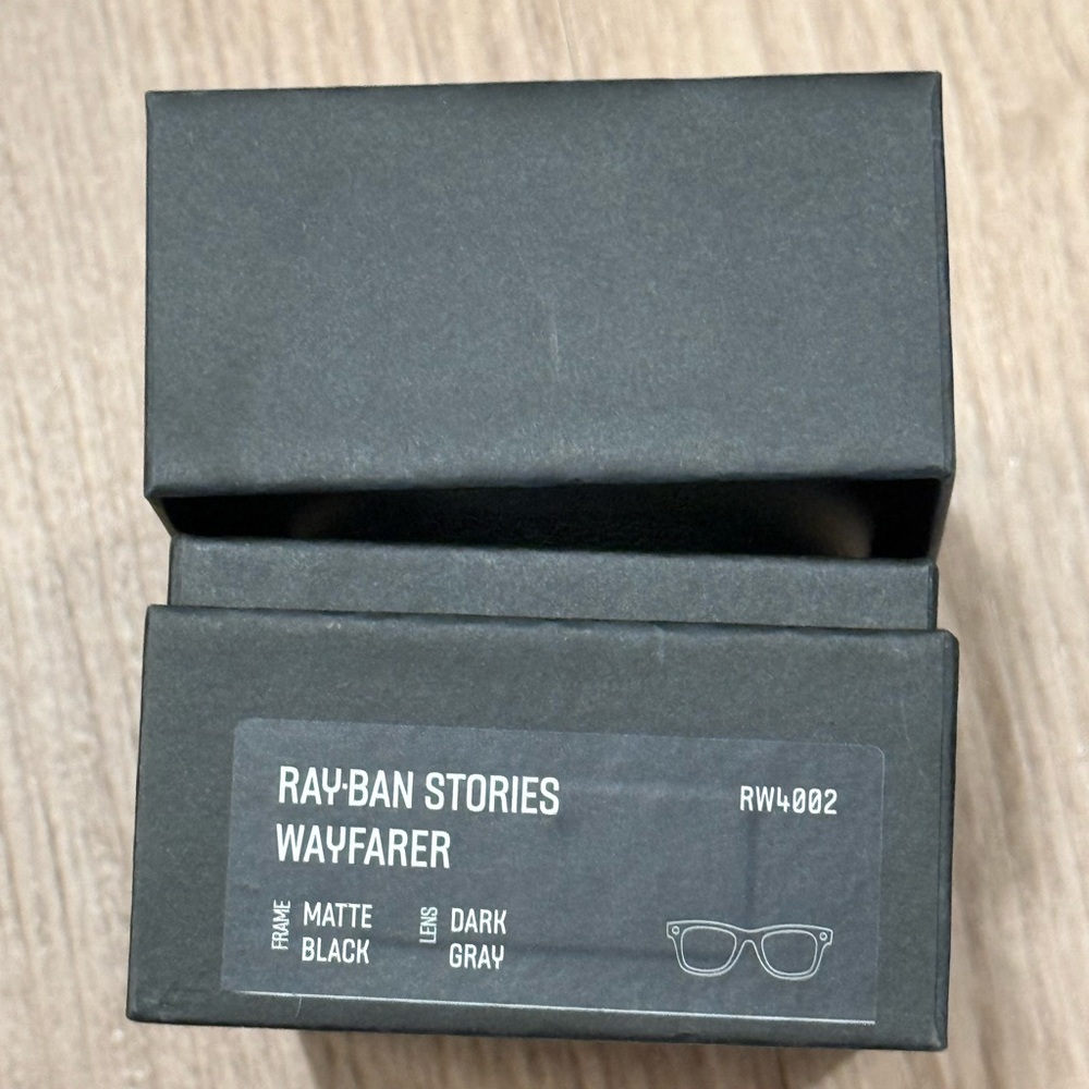 Ray-Ban Stories Wayfarer Matte Black Glasses